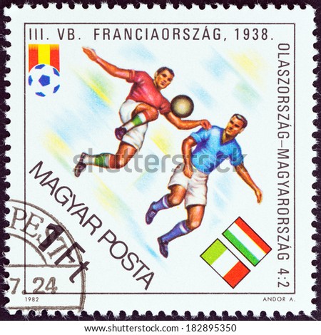 HUNGARY - CIRCA 1982: A stamp printed in Hungary from the \