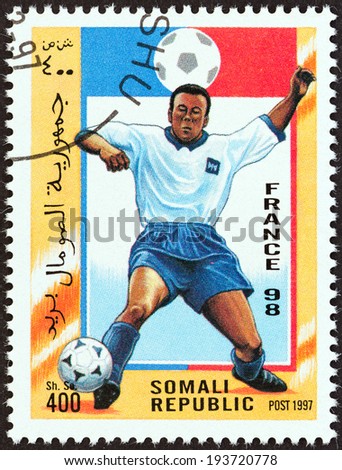 SOMALIA - CIRCA 1997: A stamp printed in Somalia from the \