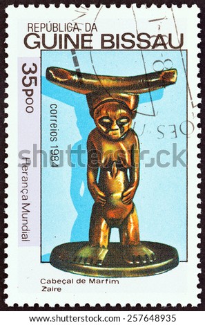 GUINEA-BISSAU - CIRCA 1984: A stamp printed in Guinea-Bissau from the \