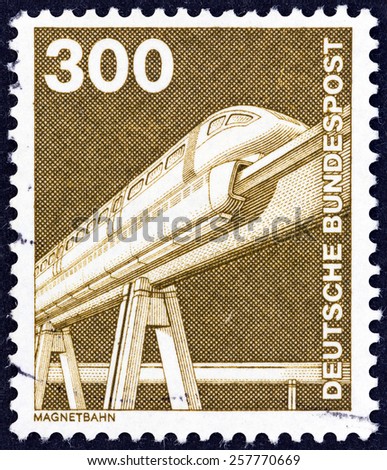 GERMANY - CIRCA 1975: A stamp printed in Germany from the 