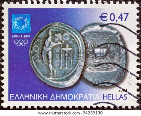 GREECE - CIRCA 2004: A stamp printed in Greece from the \