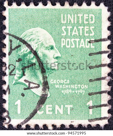 USA - CIRCA 1938: A stamp printed in USA from the 