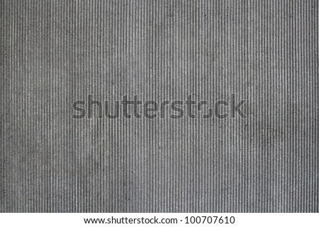 Modern style, vertical corrugation, concrete wall texture. / Corrugated  Surface Concrete Wall / Very nice texture, background, or could be used as an example of modern concrete wall work.