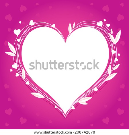 Decorative background for Valentine\'s Day/Decorative heart/Illustration of decorative heart on red background