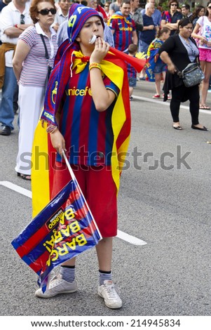 Football: Barcelona, 29 May 2011 - Barcelona Football win the Champions league.