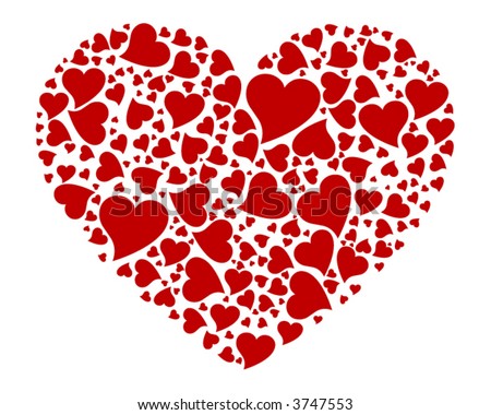 Heart Of Hearts Stock Vector 3747553 : Shutterstock