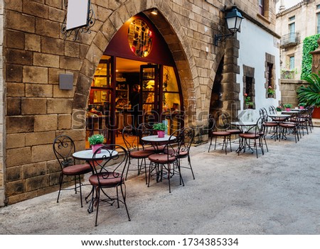 Similar – Image, Stock Photo Barcelona | Old Town 1