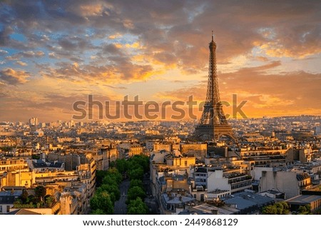 Similar – Ausblick auf Paris im Regen