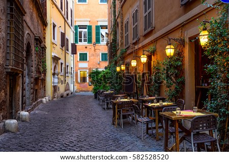 Similar – Image, Stock Photo Courtyard of an old house with a cloud