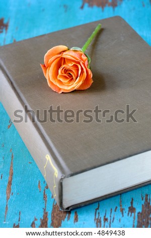 Rose on book