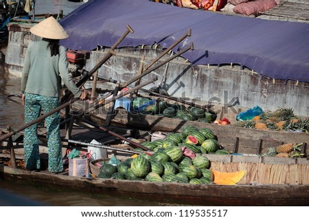 Floating Market Mekong River