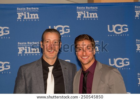 SANTA BARBARA, CA - February 06, 2015: Director Michael Goode and Actor Daniel Lissing (The Answers) attend the 30th Santa Barbara International Film Festival #SBIFF