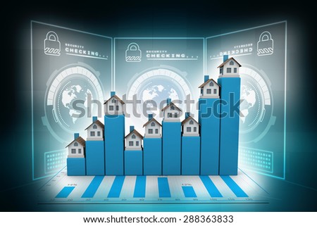 Growing home sale graph