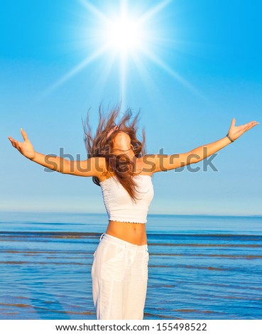 Me the Goddess On a Beach