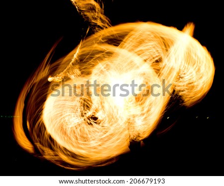 Human Torch Burning Man