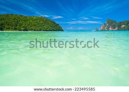 Seascape Azure Wallpaper View