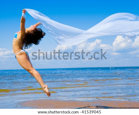 flying woman