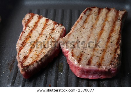 Seared steaks