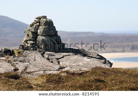 Stone Cairn, Isle of Lewis, Outer Hebrides