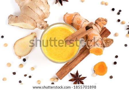 Similar – Image, Stock Photo turmeric milk