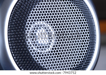 modern speaker close-up shot