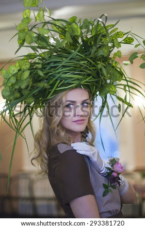 St. Petersburg, Russia - June 29, 2015:  fashion show of young designers at a \