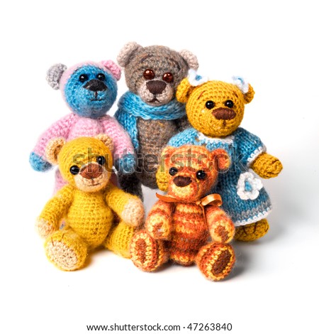 family of teddy bear