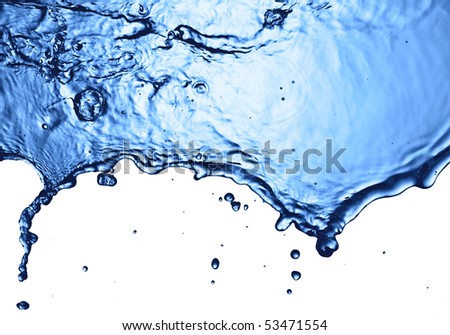 water splash background