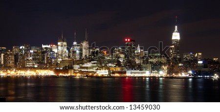 Similar – Image, Stock Photo Manhattan alive Town