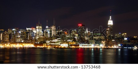 Image, Stock Photo Manhattan alive Town