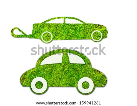 Eco Car, Green car for eco concept