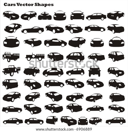 Car Vector Shapes - 6906889 : Shutterstock