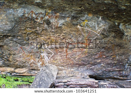 Aboriginal Rock Art - Kakadu National Park, Australia