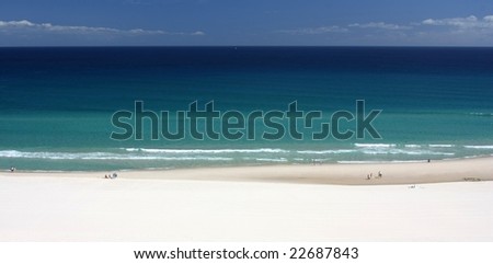 Tropical beach  South pacific