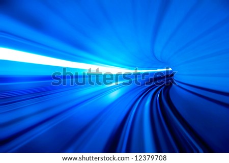 motion fast in tunnel