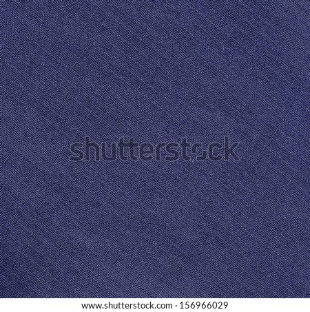 Dark blue fabric texture. Clothes background