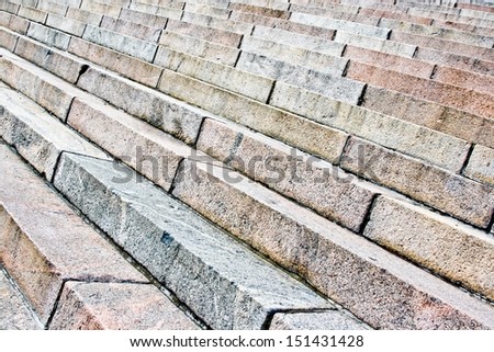background of the old stairs of old church