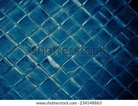 fashion blue leather texture with green reflex, for background