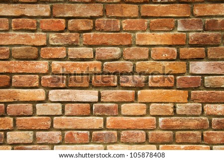 Brick wall background, texture
