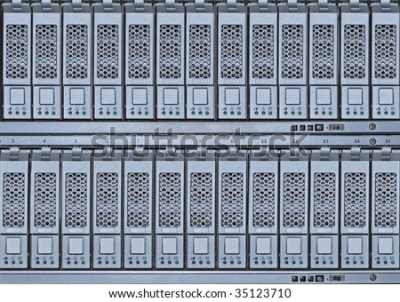 computer hard drives disks storage area network library