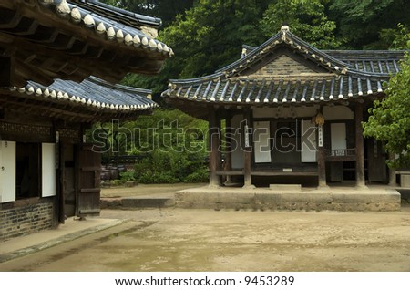 Traditional Korean home, South Korea