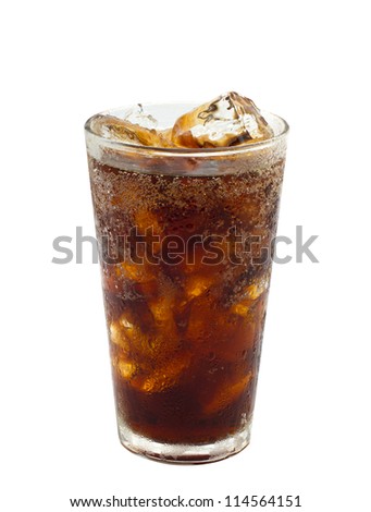 Similar – Image, Stock Photo Glass of cold soda with metal eco friendly straw on table