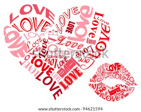 Love/Hearts And Kisses Stock Photo 94621594 : Shutterstock