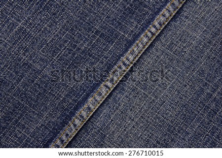 Blue jean denim texture background fashion