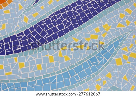 The texture of glossy colorful glazed tile background wallpaper pattern design