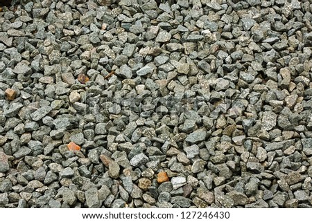 granite stone decorative chippings or aggregates used on driveways and walkways