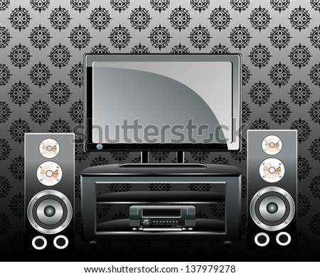 TV and music speakers