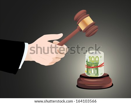 corrupt court gavel
