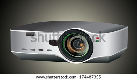 Video projector for work presentation or home cinema entertainment