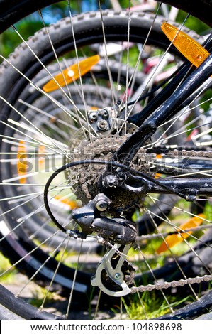 Mountain bike wheel